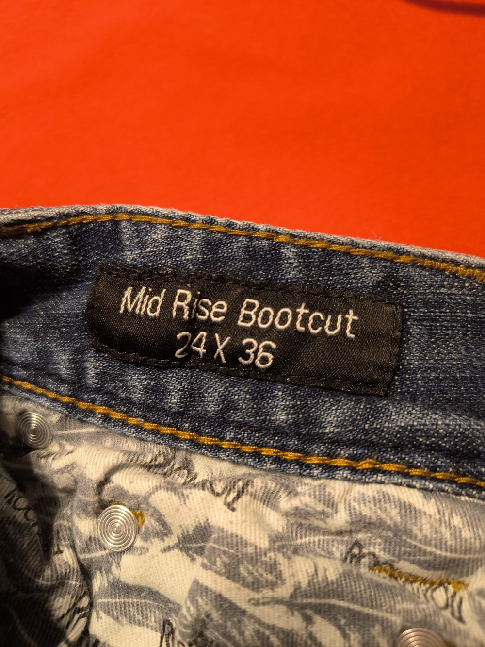 Rock & Roll Cowgirl Women’s Blue Bootcut Jeans - Picture 7 of 7